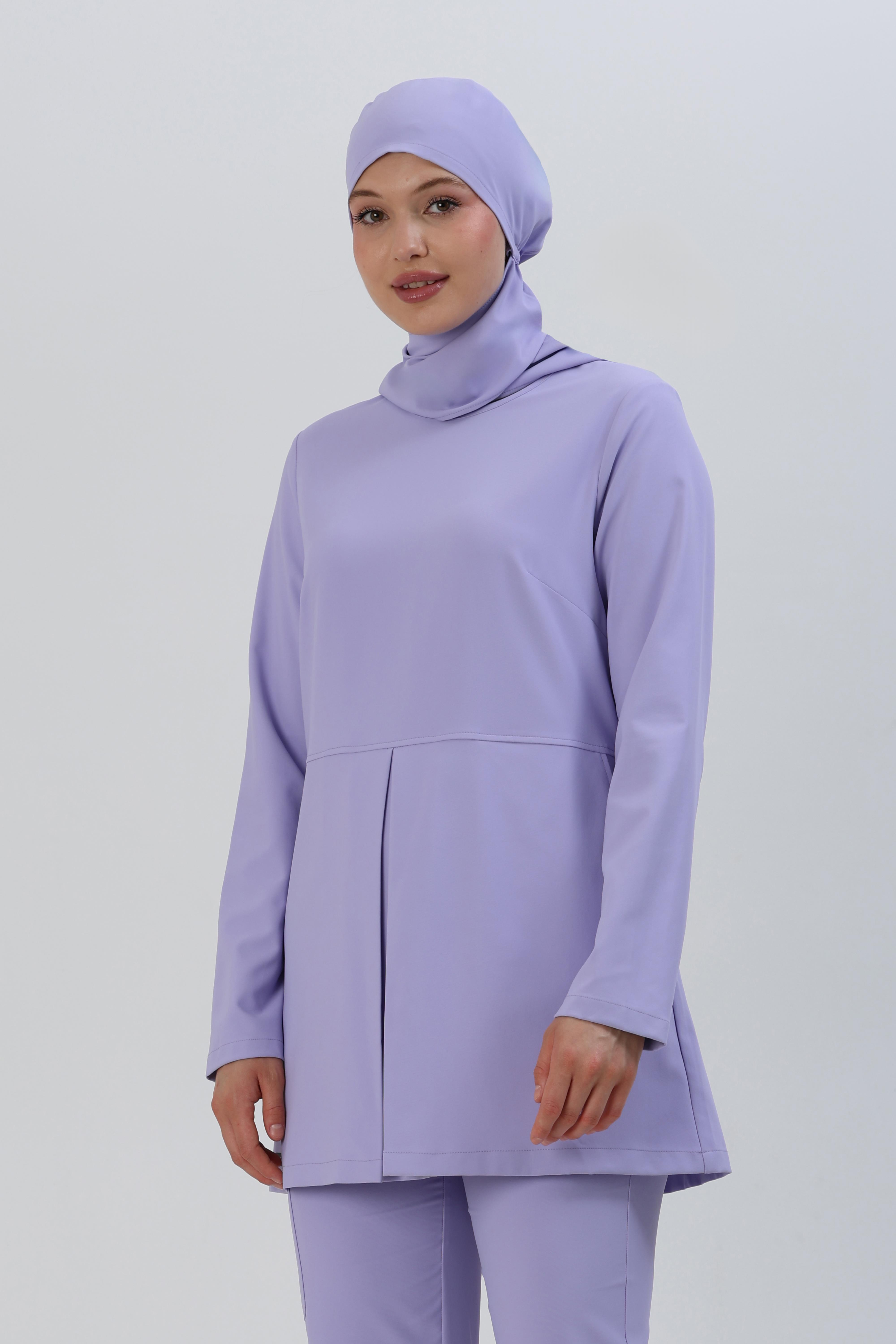 WİND Cerrahi Tesettür Üst - Lila