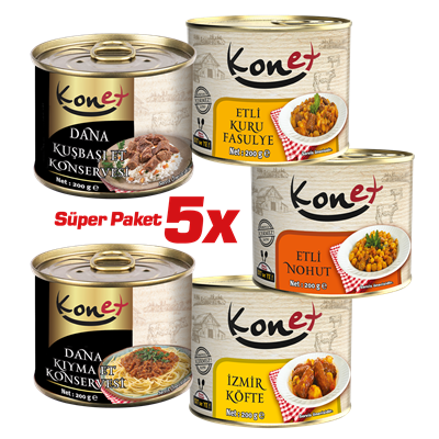 5'li Süper Paket - Hazır Yemek