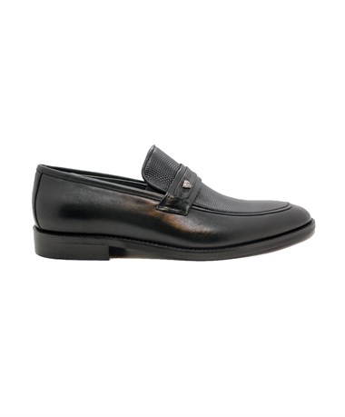 Hakiki Deri Klasik Siyah Erkek Ayakkabı 31