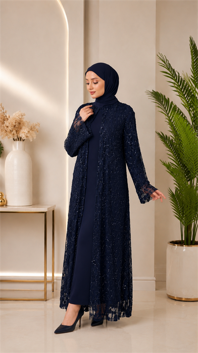 Duru Tesettür Abaya Elbise