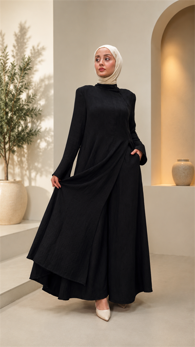İrem Keten Pantolon Tunik Takım