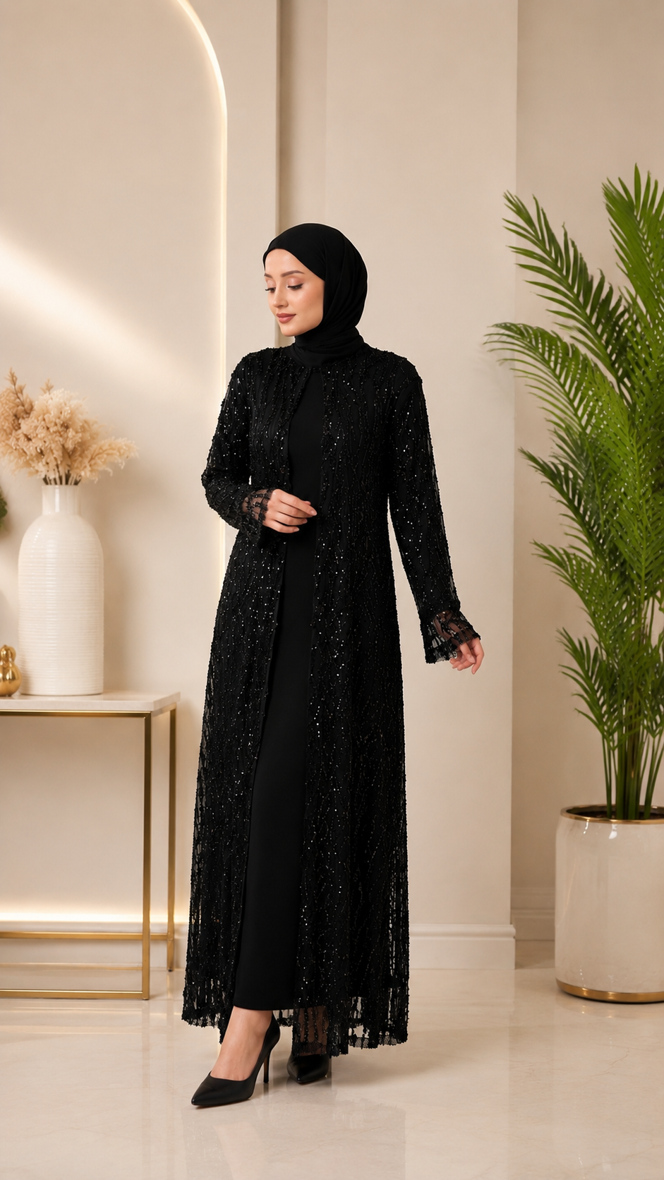 Duru Tesettür Abaya Elbise