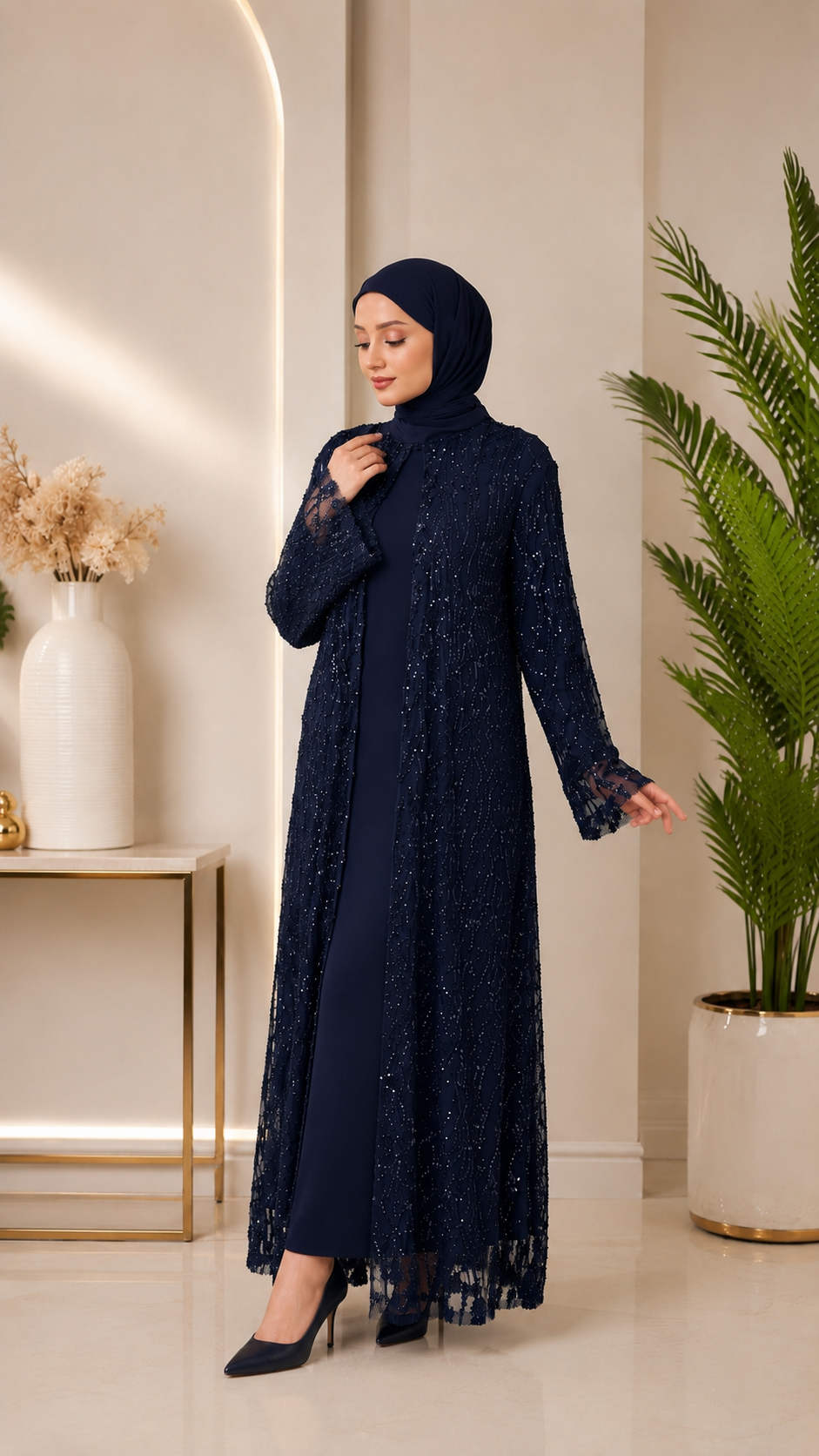 Duru Tesettür Abaya Elbise