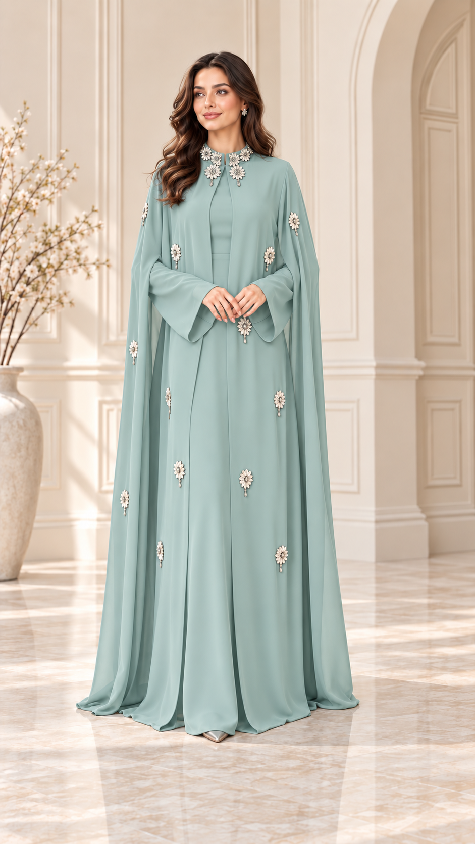 Güneş İkili Abaya