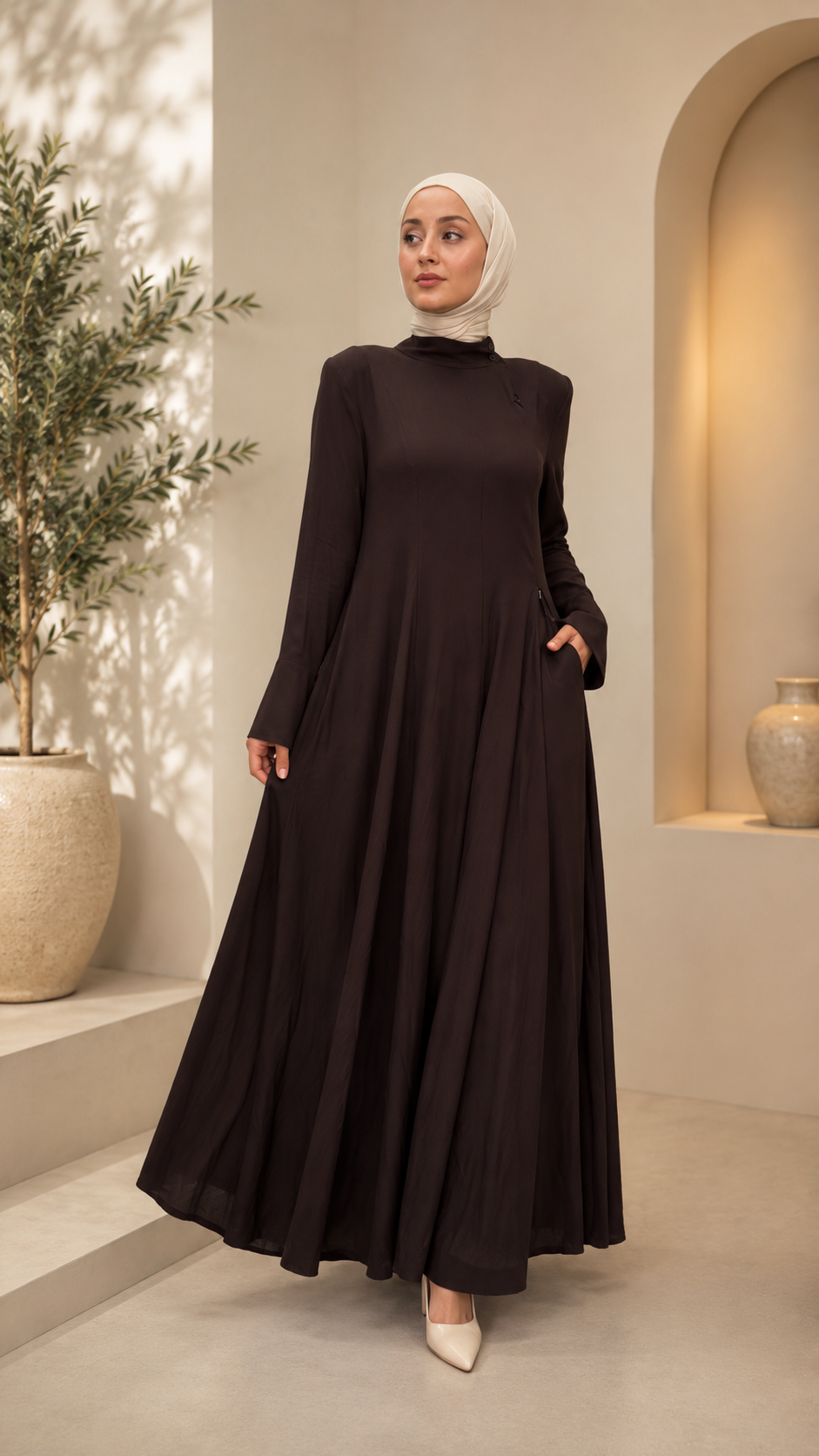 İrem Keten Pantolon Tunik Takım