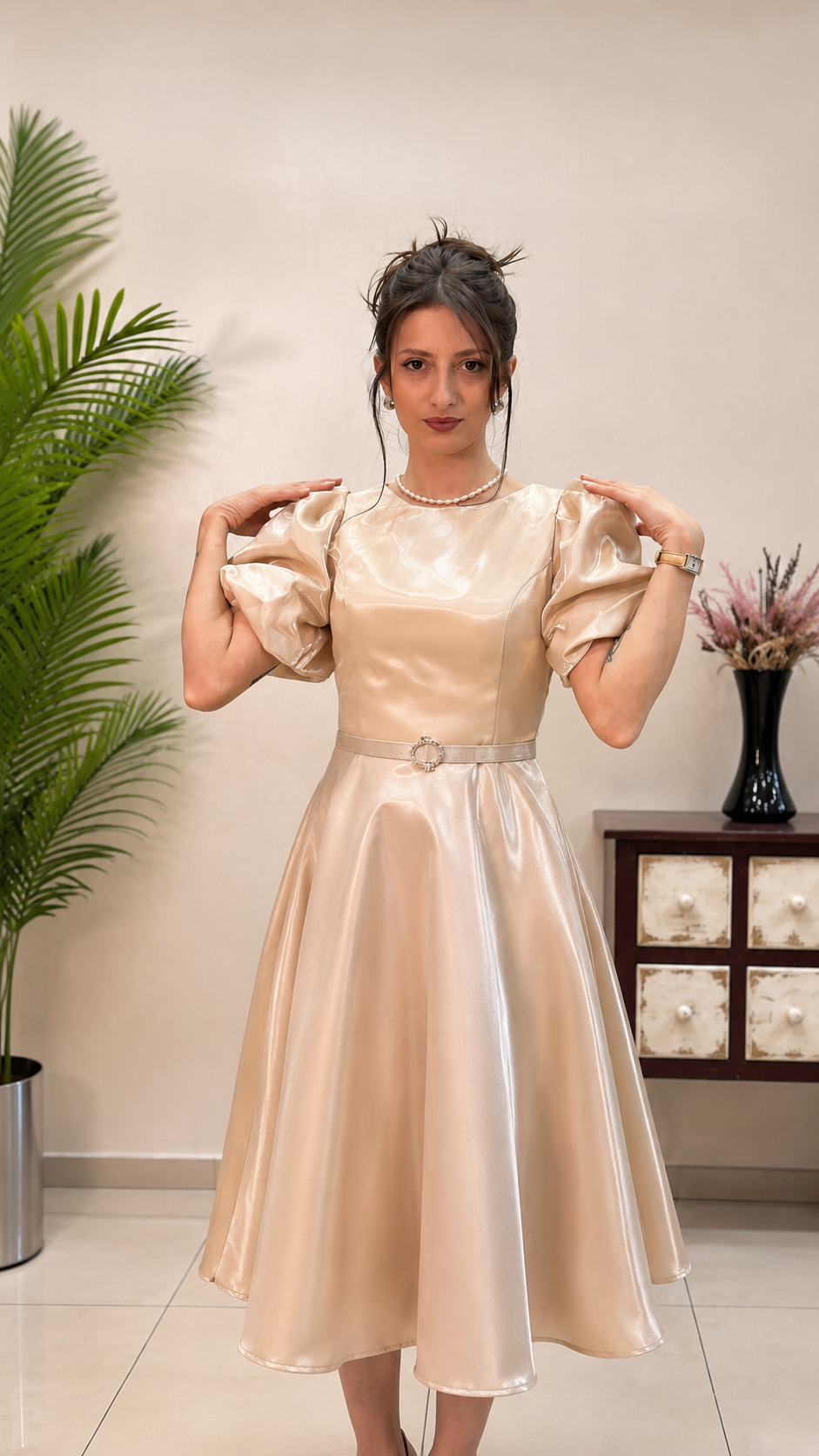 Mabelle Midi Abiye