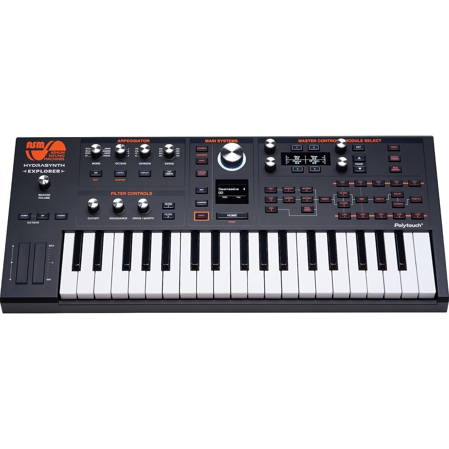 ASM Hydrasynth Explorer Portable Polyphonic Wave Morphing Synthesizer