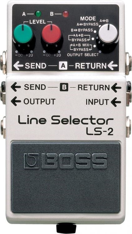 BOSS LS-2 Line Selector Kompakt Efekt Pedalı