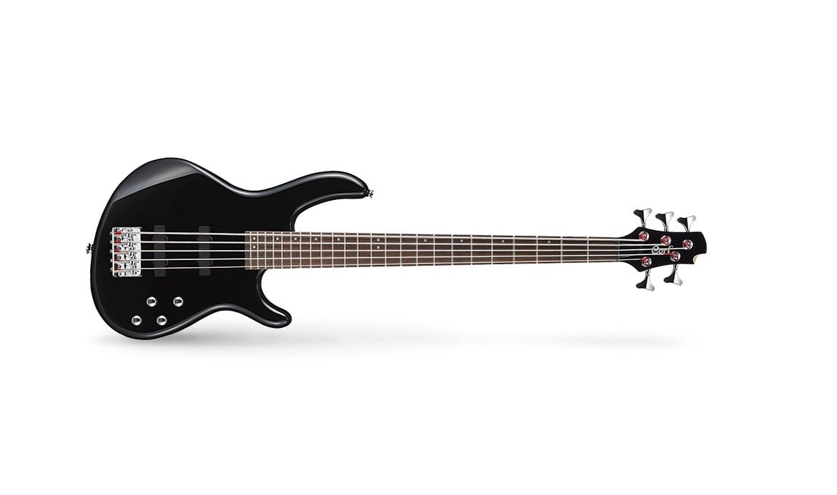 CORT AB5PLUSBK BASS GİTAR, AKTİF 5 TELLİ, SİYAH