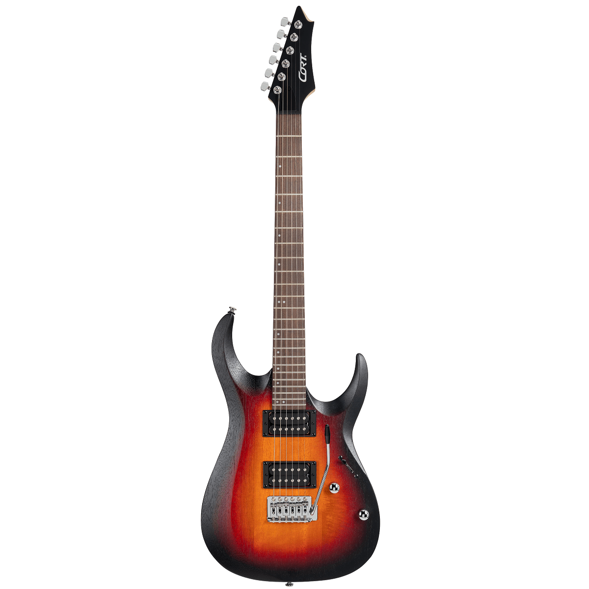 CORT X100 OP 3T ELEKTRO GİTAR, OPEN PORE 3-TONE, (H-H)