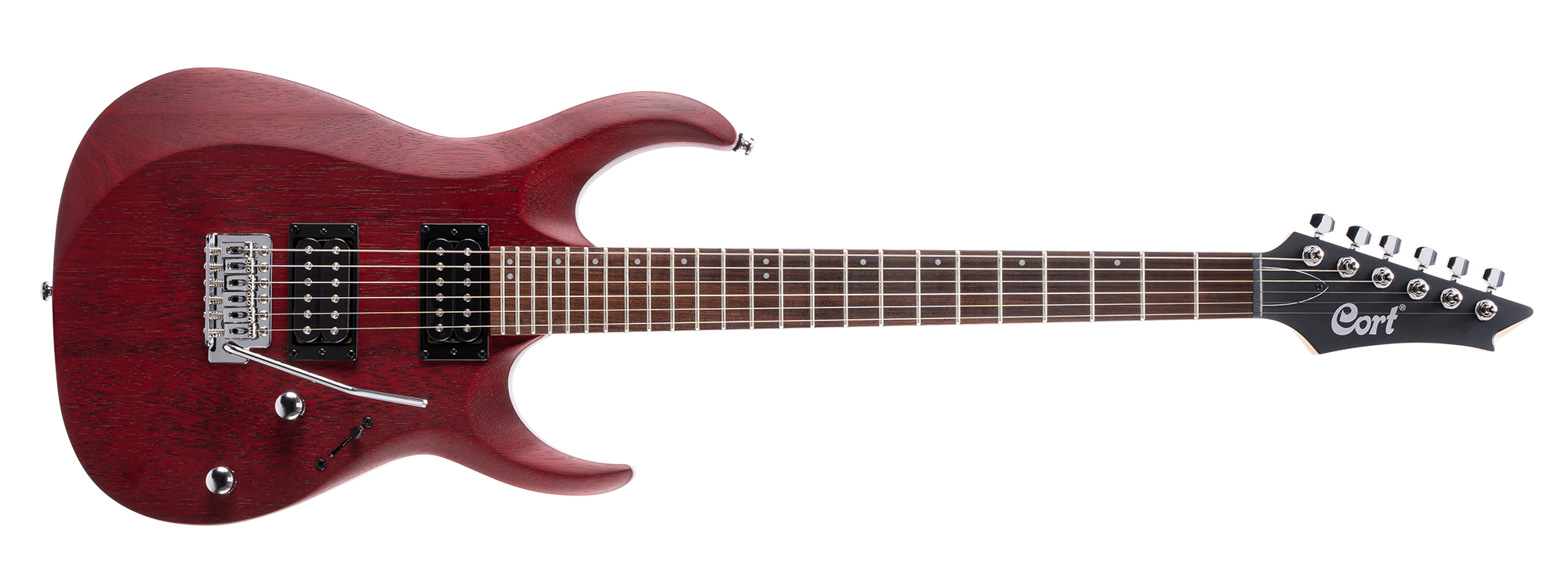 CORT X100 OPBC ELEKTRO GİTAR, OPEN PORE BLACK CHERRY (H-H)