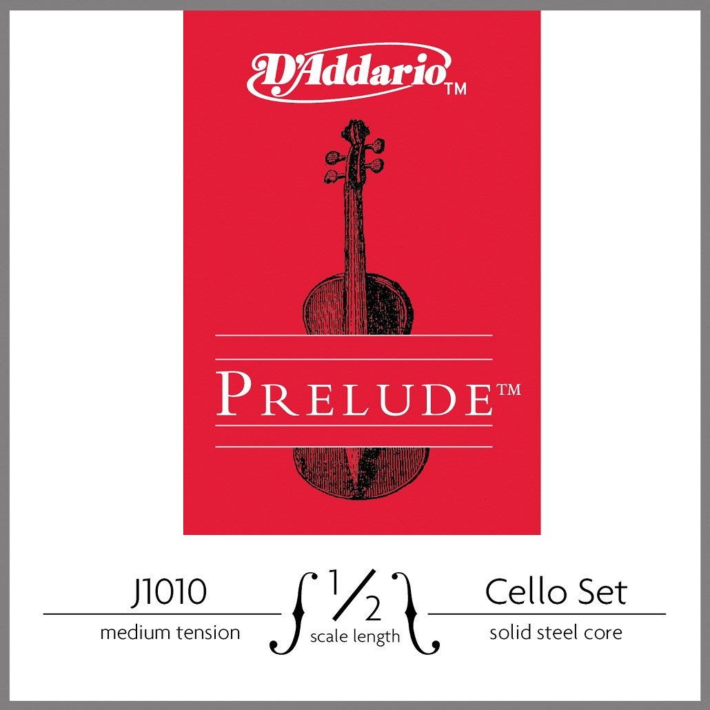 DADDARIO J1010 1/2M CELLO TEL SETİ, PRELUDE, 1/2, MEDIUM
