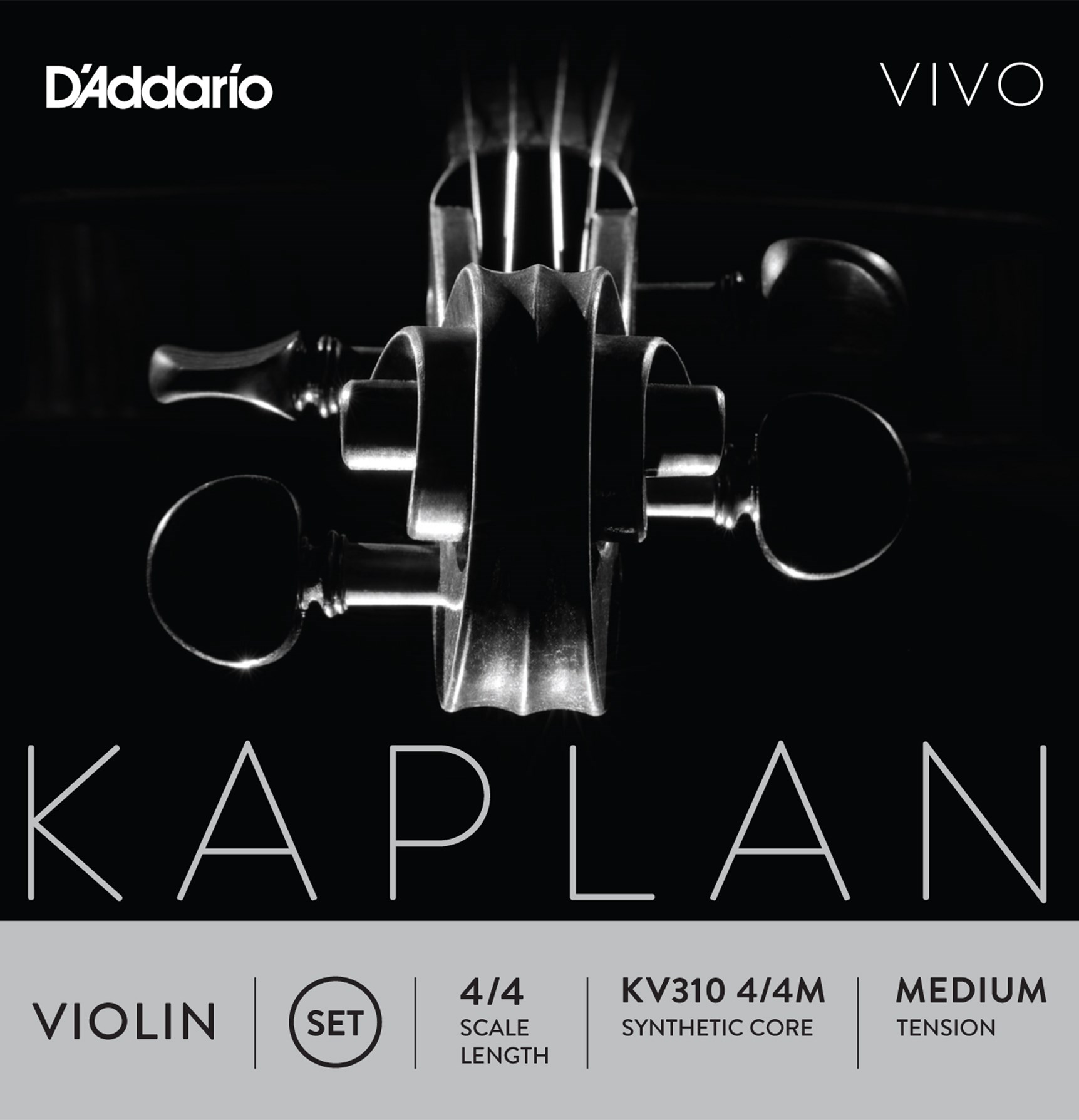 DADDARIO KV310 4/4M KEMAN TEL SETİ, KAPLAN VIVO, MEDIUM