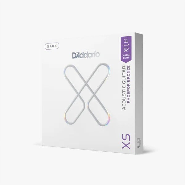 DADDARIO XSAPB1152-3P AKUSTİK GİTAR TEL SETİ, 3 LÜ PAKET, PB CUST LT