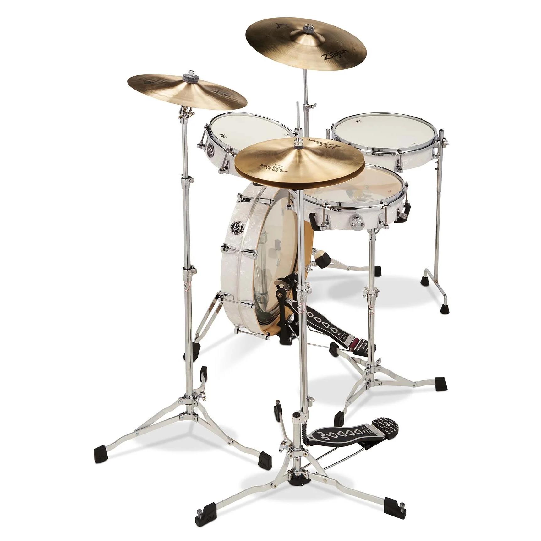 DW Drums Performance Serisi 4 Parça Low Pro Akusitk Davul (White Marine)