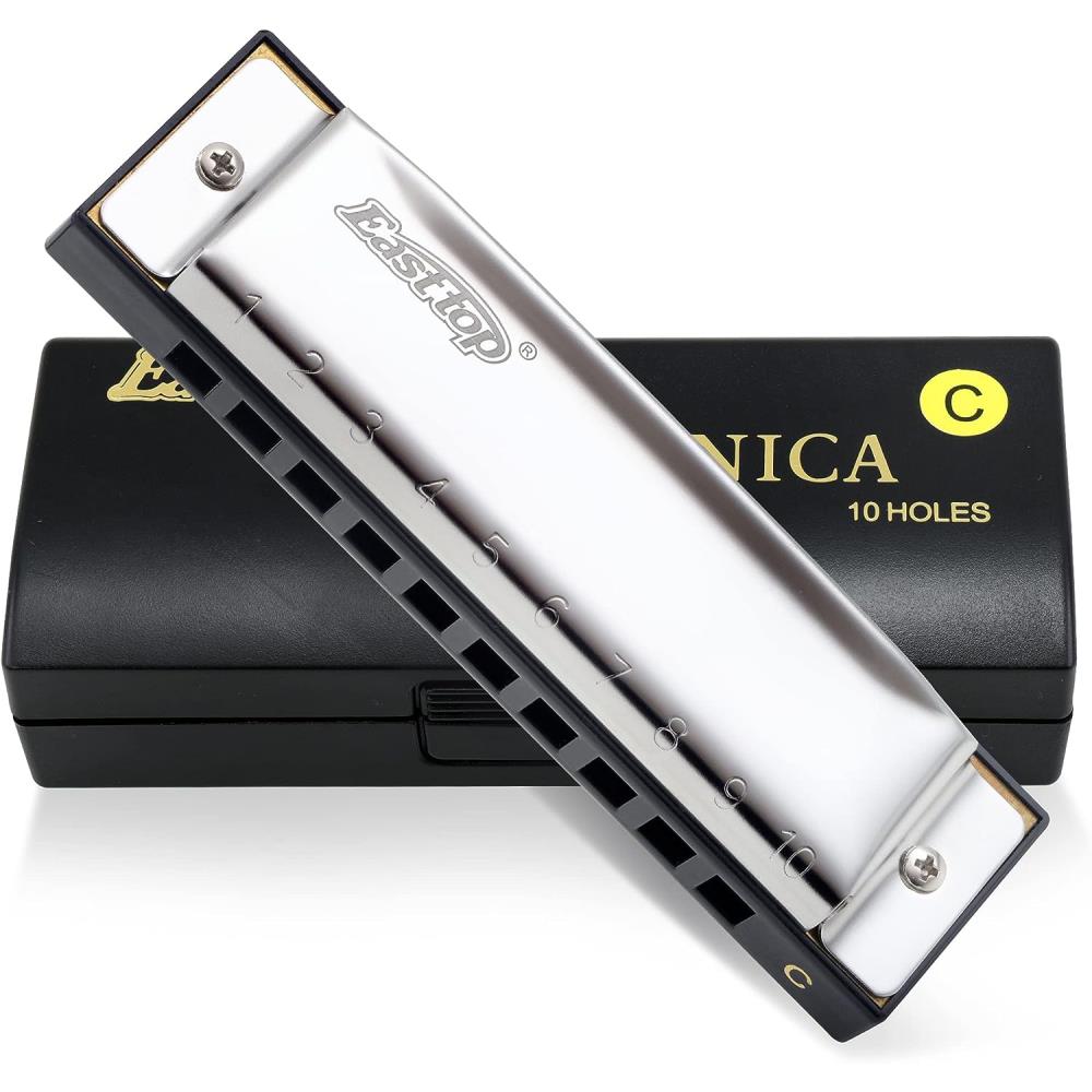 EAST TOP T10-3 / 10 Delikli Gümüş Renk Do (C) Mızıka