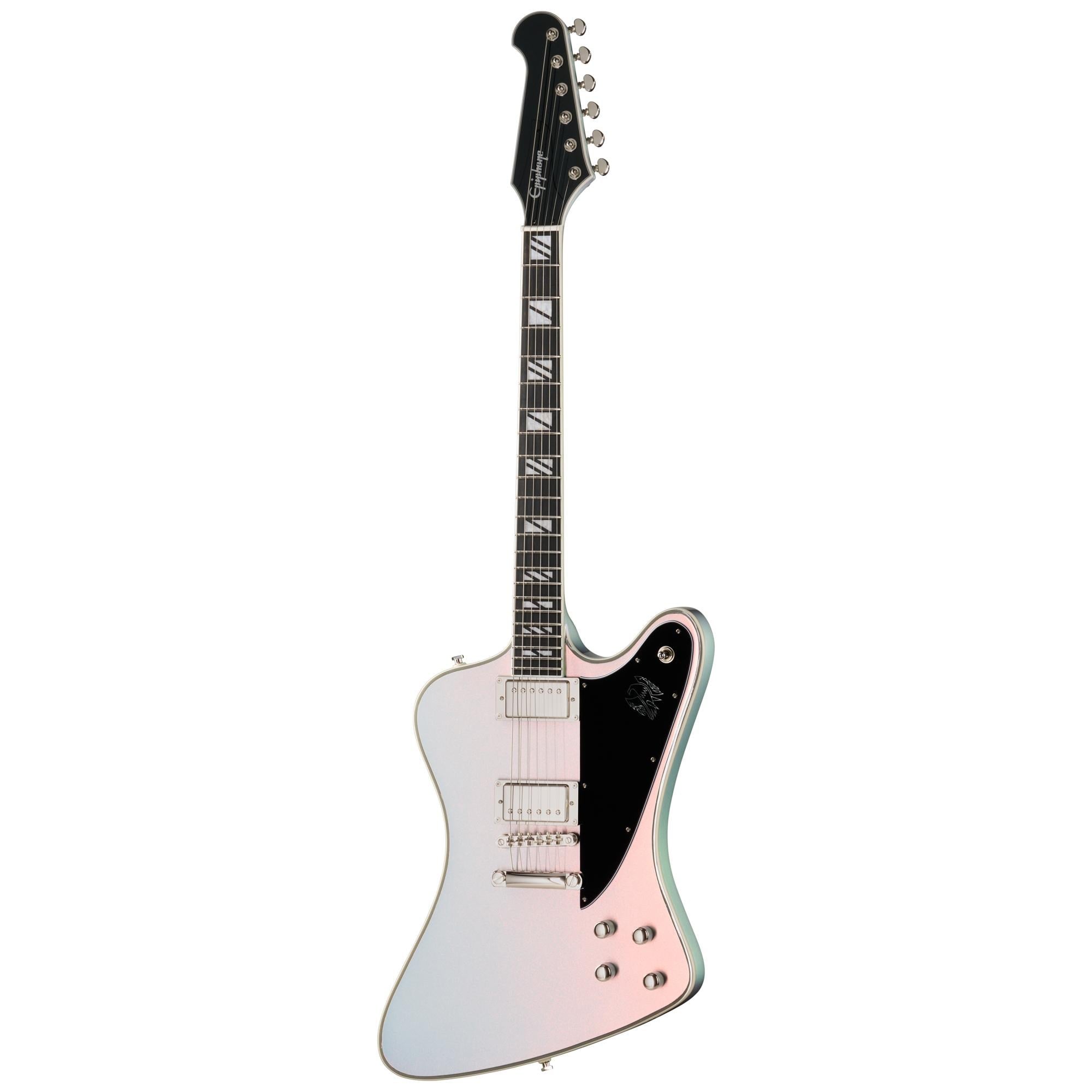 Epiphone Futura Firebird Custom Elektro Gitar (Quicksilver Shift)