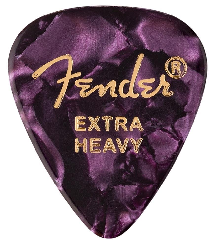 Fender 351 Shape Premium Extra Heavy Purple Moto 12 Count Pena