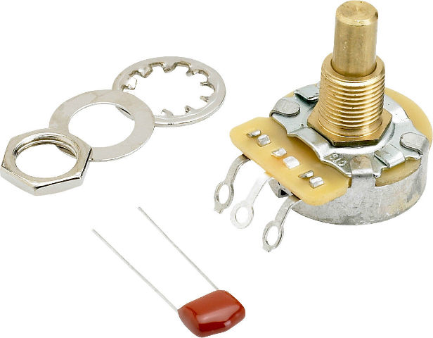 Fender 500K Solid Shaft Potentiometer Vol. or Tone Yedek Parça