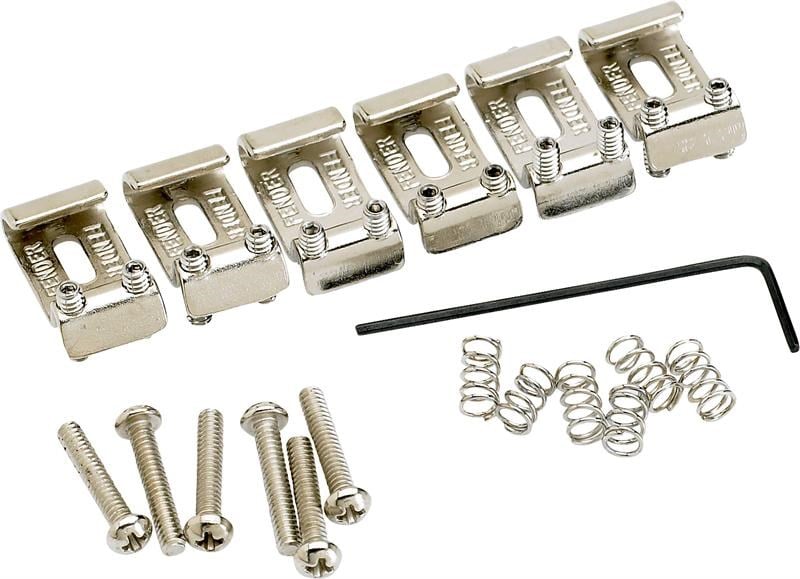 Fender American Vintage Stratocaster Bridge Saddles 6 Nickel Köprü Yedek Parça