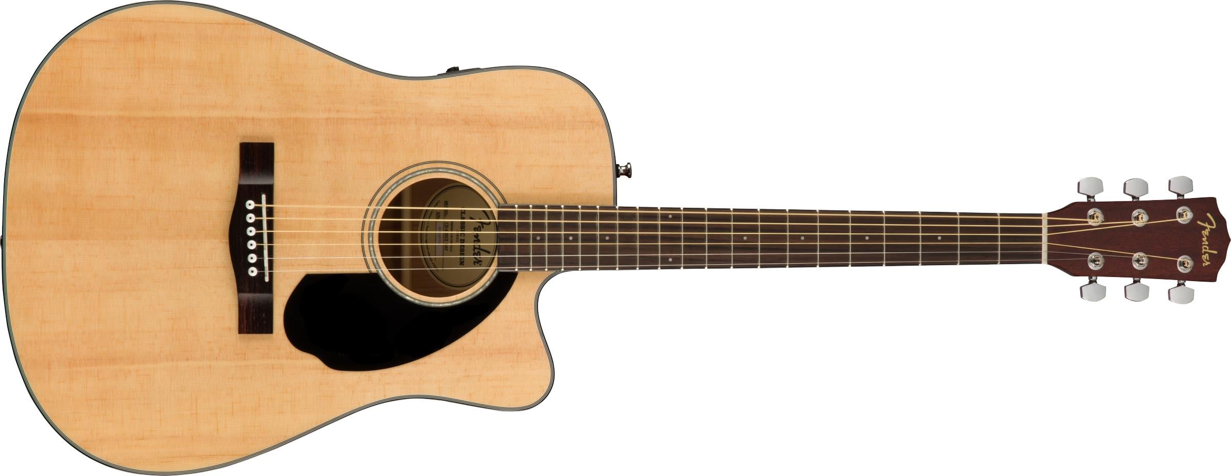 Fender CD-60SCE Dreadnought Natural Elektro Akustik Gitar