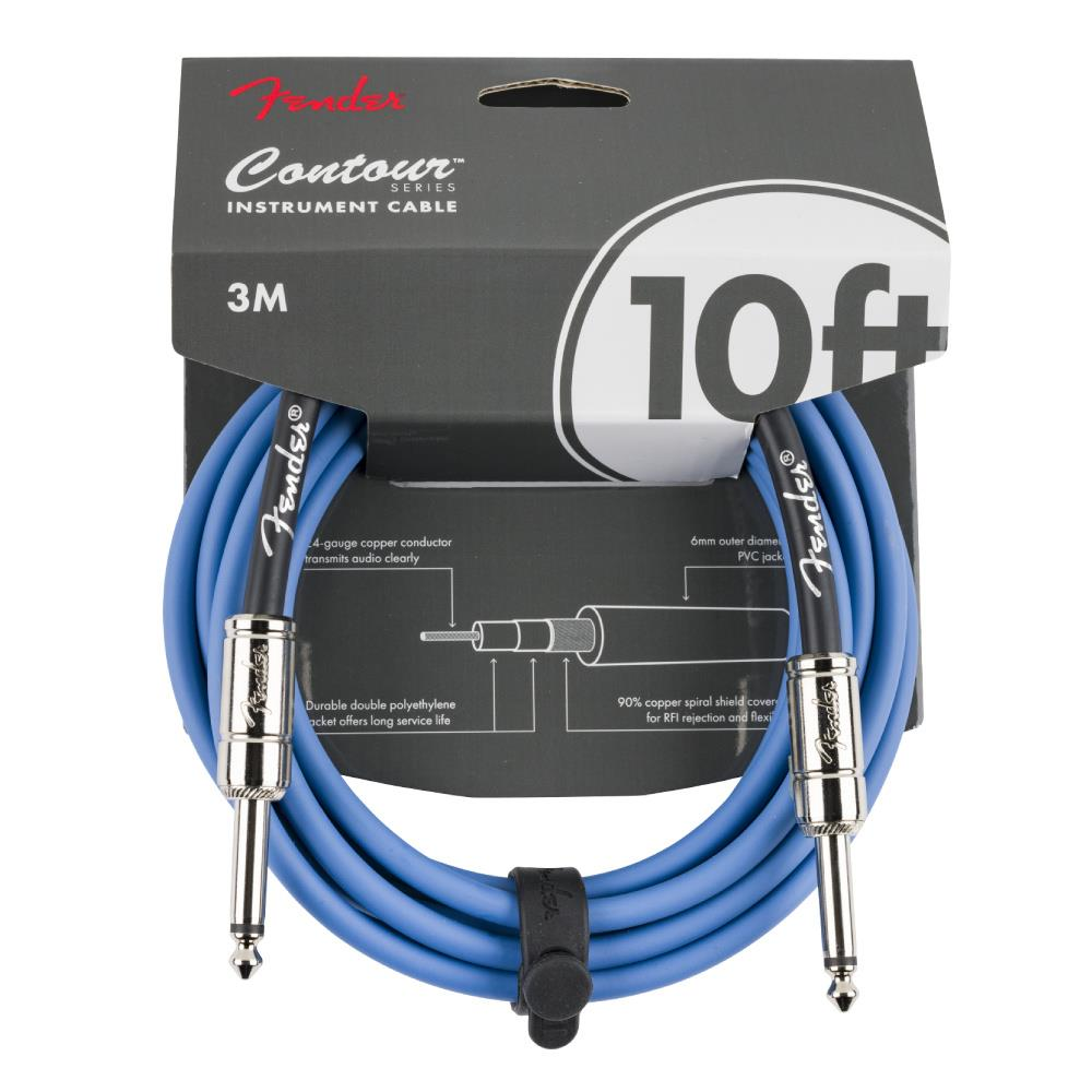 Fender Contour Serisi 3m Lake Placid Blue Enstrüman Kablosu