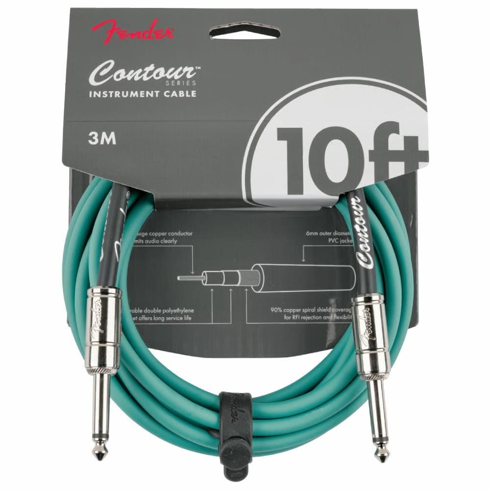 Fender Contour Serisi 5,5m Sherwood Green Enstrüman Kablosu