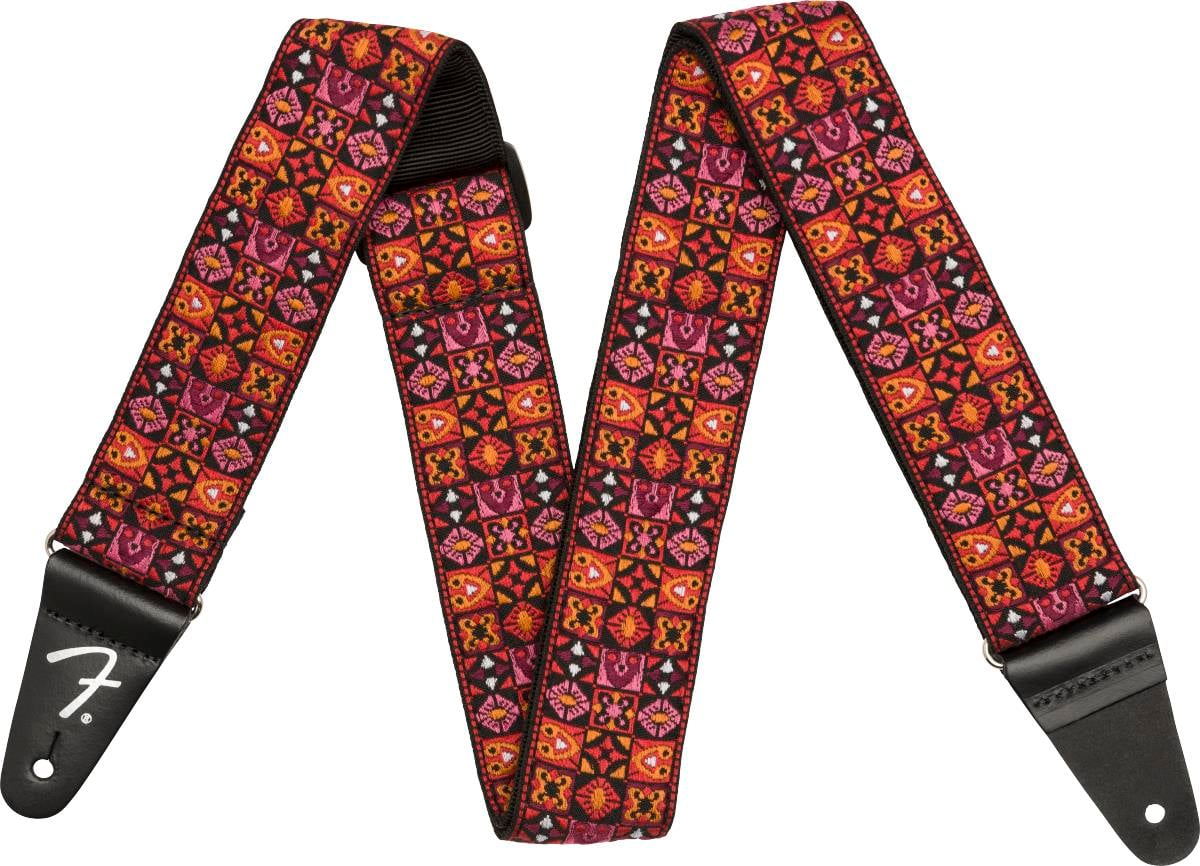 Fender Festival Kırmızı Mosaic Gitar Askısı