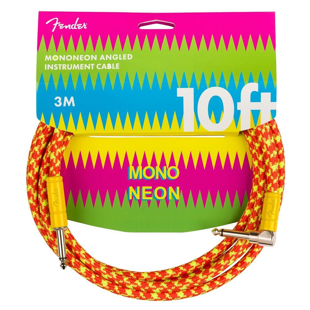 Fender MonoNeon 3m Turuncu Enstrüman Kablosu