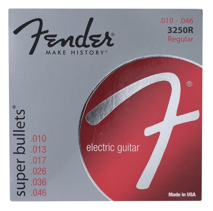 Fender Super Bullet Strings Nickel Plated Steel Bullet End 3250R .010-.046 Elektro Gitar Teli