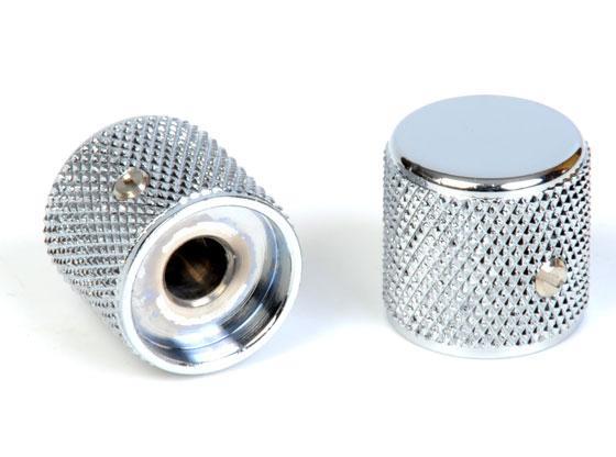 Fender Telecaster/Precision Bass Knurled Chrome 2 Kontrol Düğmesi