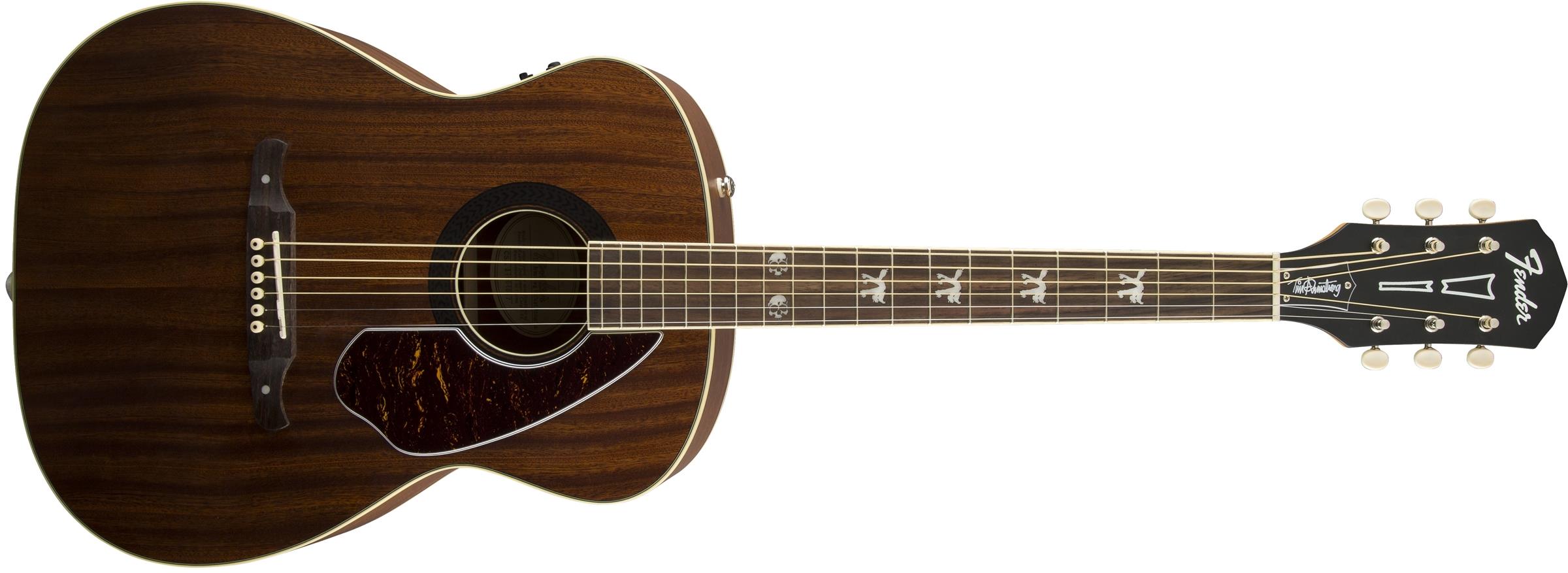 Fender Tim Armstrong Hellcat Natural Elektro Akustik Gitar