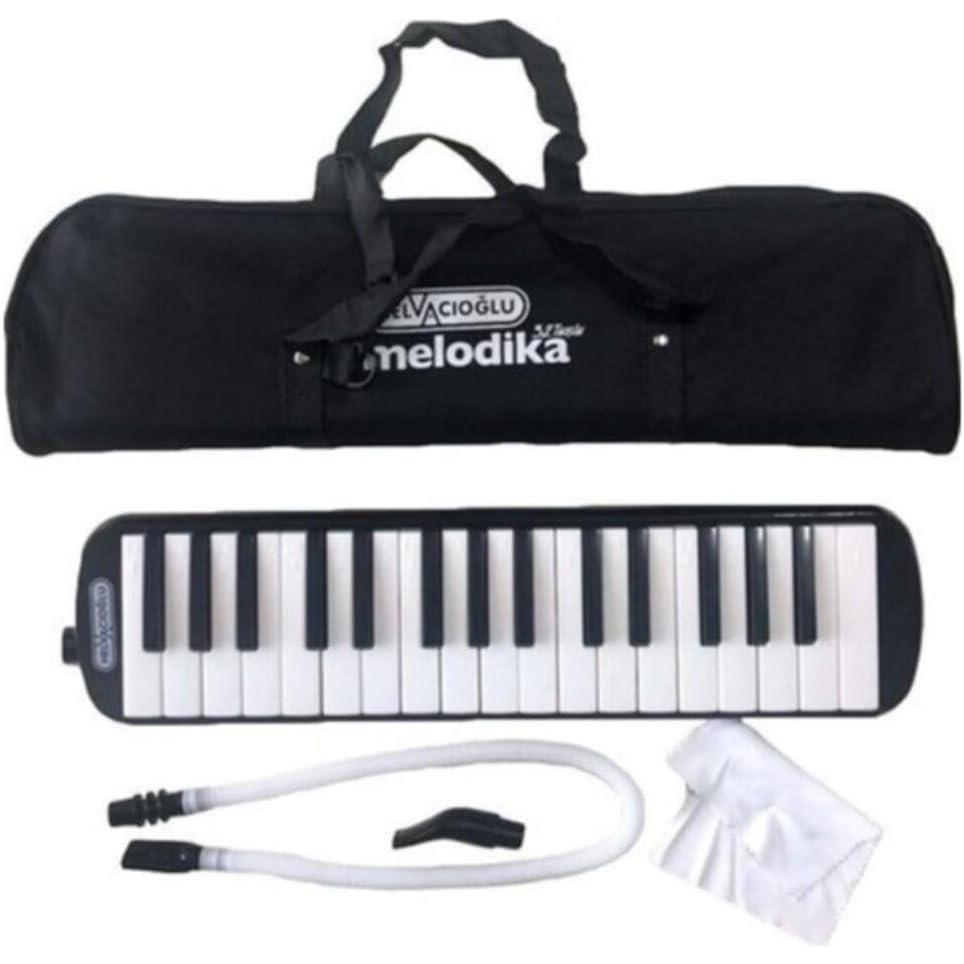 Helvacıoğlu 32 Tuşlu Melodika (Siyah)