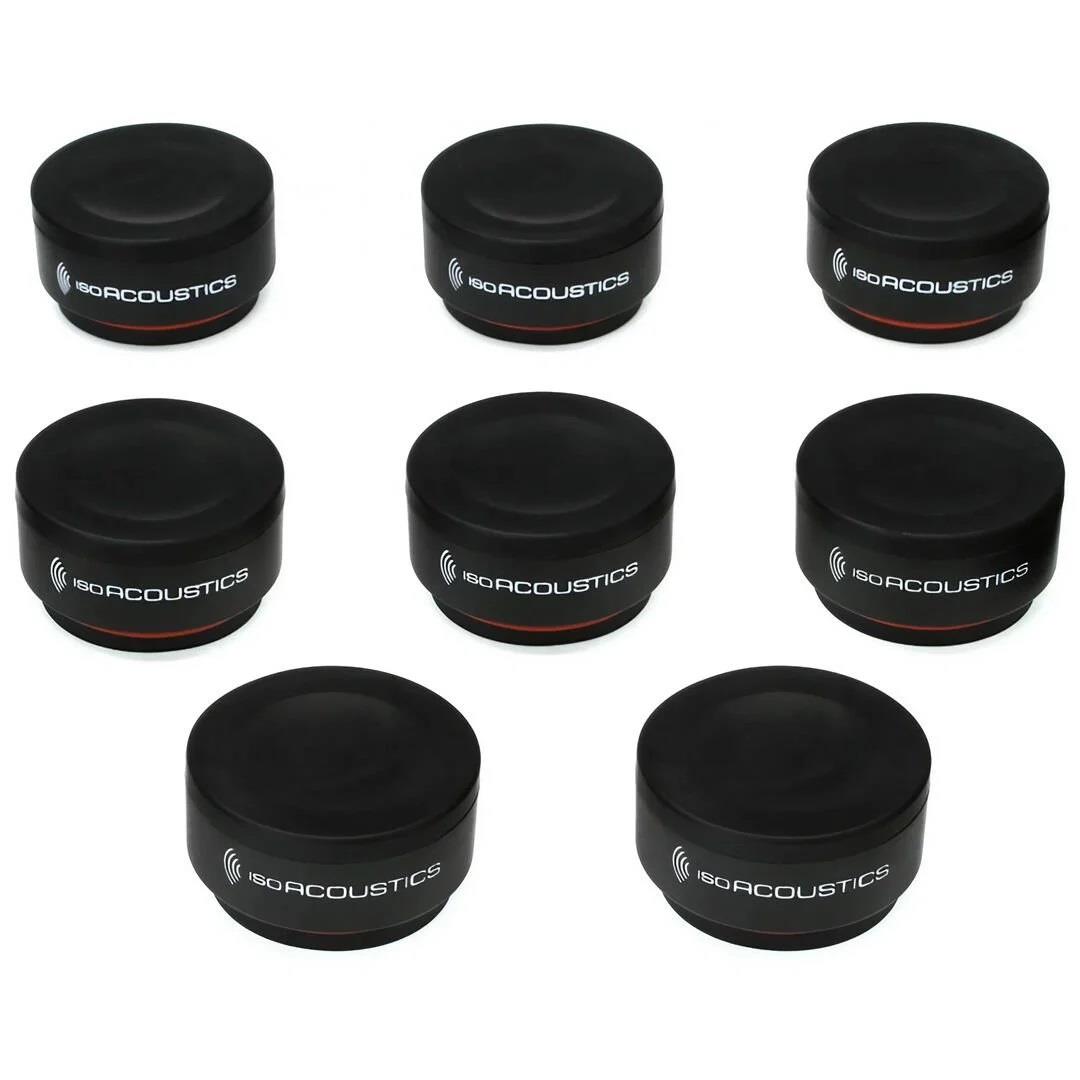 IsoAcoustics ISO-Puck Mini Bir Çift Hoparlör için Titreşim İzolatörü 8'li Set