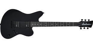 Jackson JS22 HT Surfcaster Amaranth Klavye Gloss Black Elektro Gitar