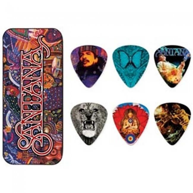 Jim Dunlop Carlos Santana 6lı Pena Seti (Medium)