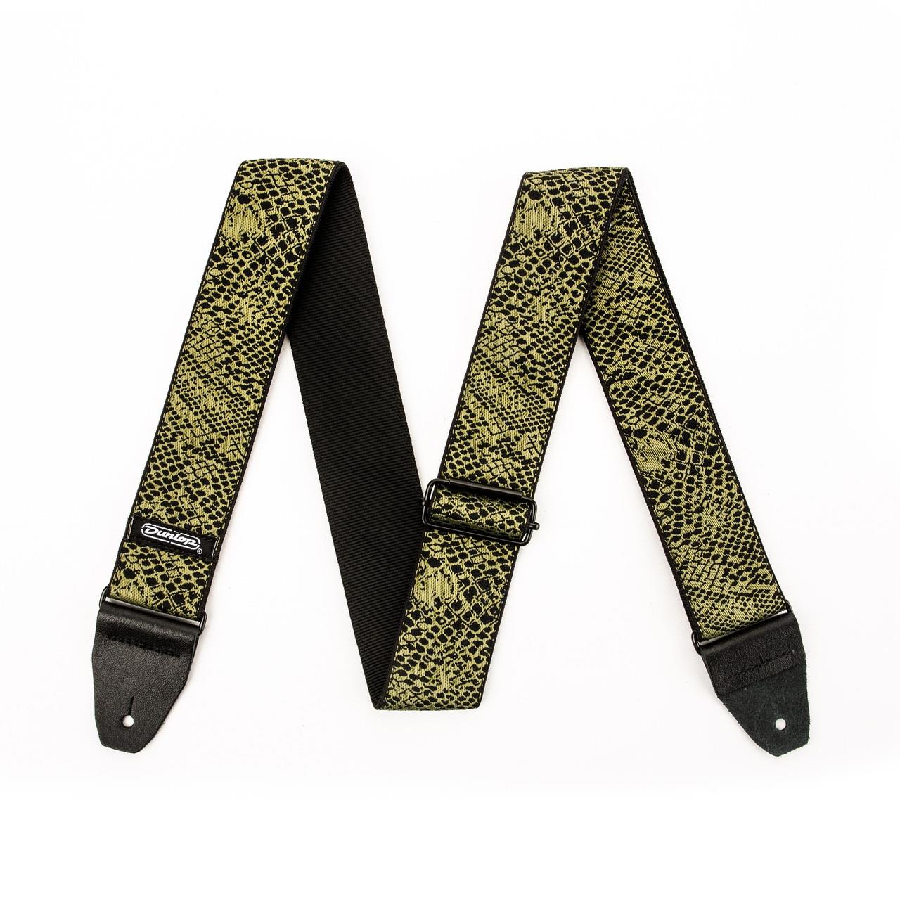 Jim Dunlop D6724 Jacquard Serpentine Green Gitar Askısı