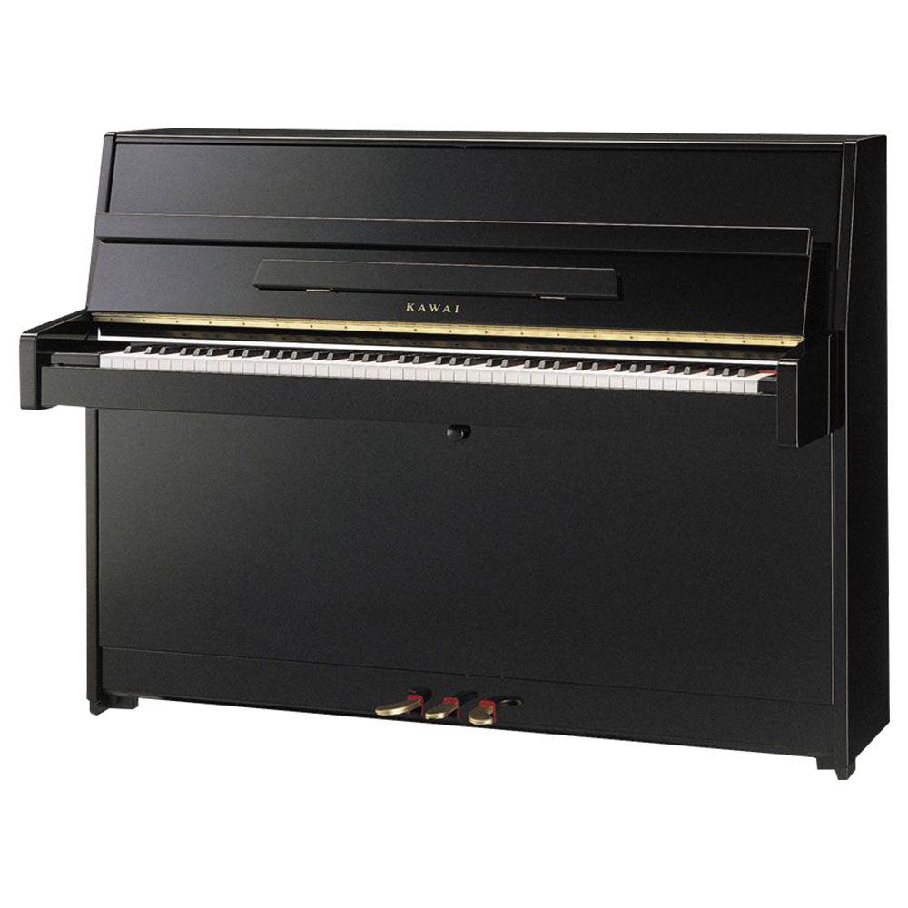 KAWAI K-15E M/PEP Parlak Siyah 110 CM Duvar Piyanosu
