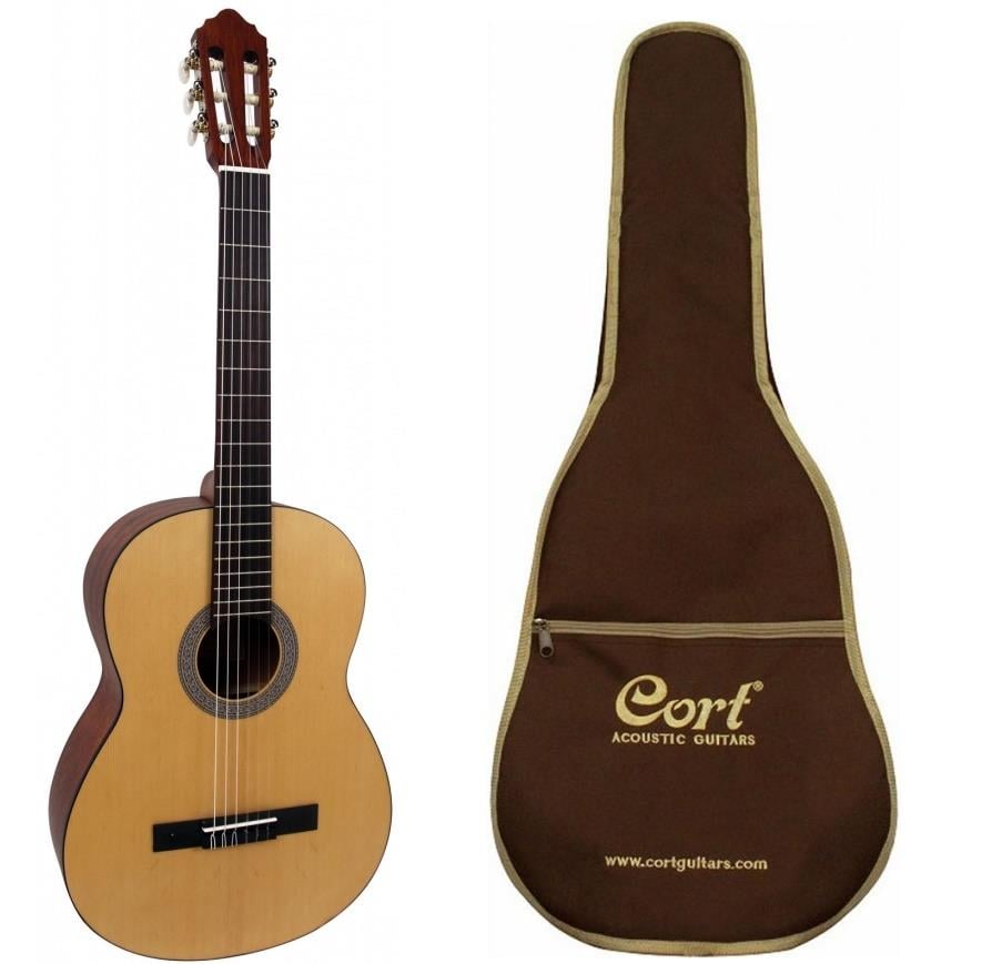 KLASİK GİTAR, KILIFLI, OPEN PORE, LADİN KAPAK, ARK