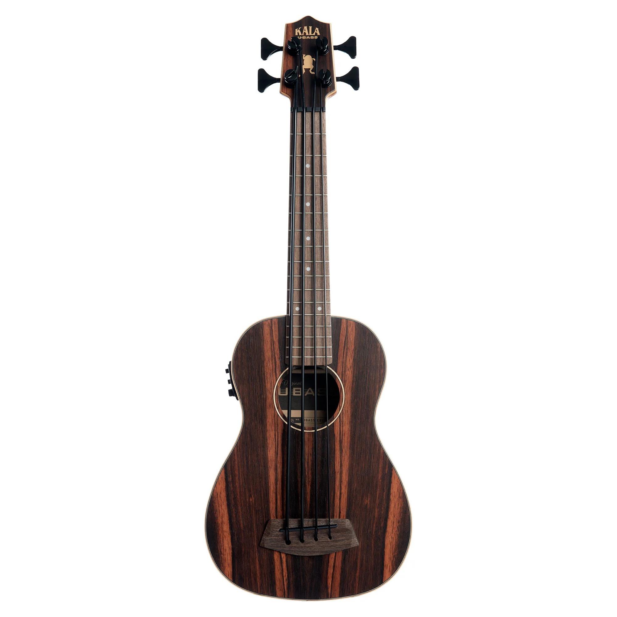 Kala U-bass Şeritli Abanoz Elektro Akustik Mini Bas Gitar