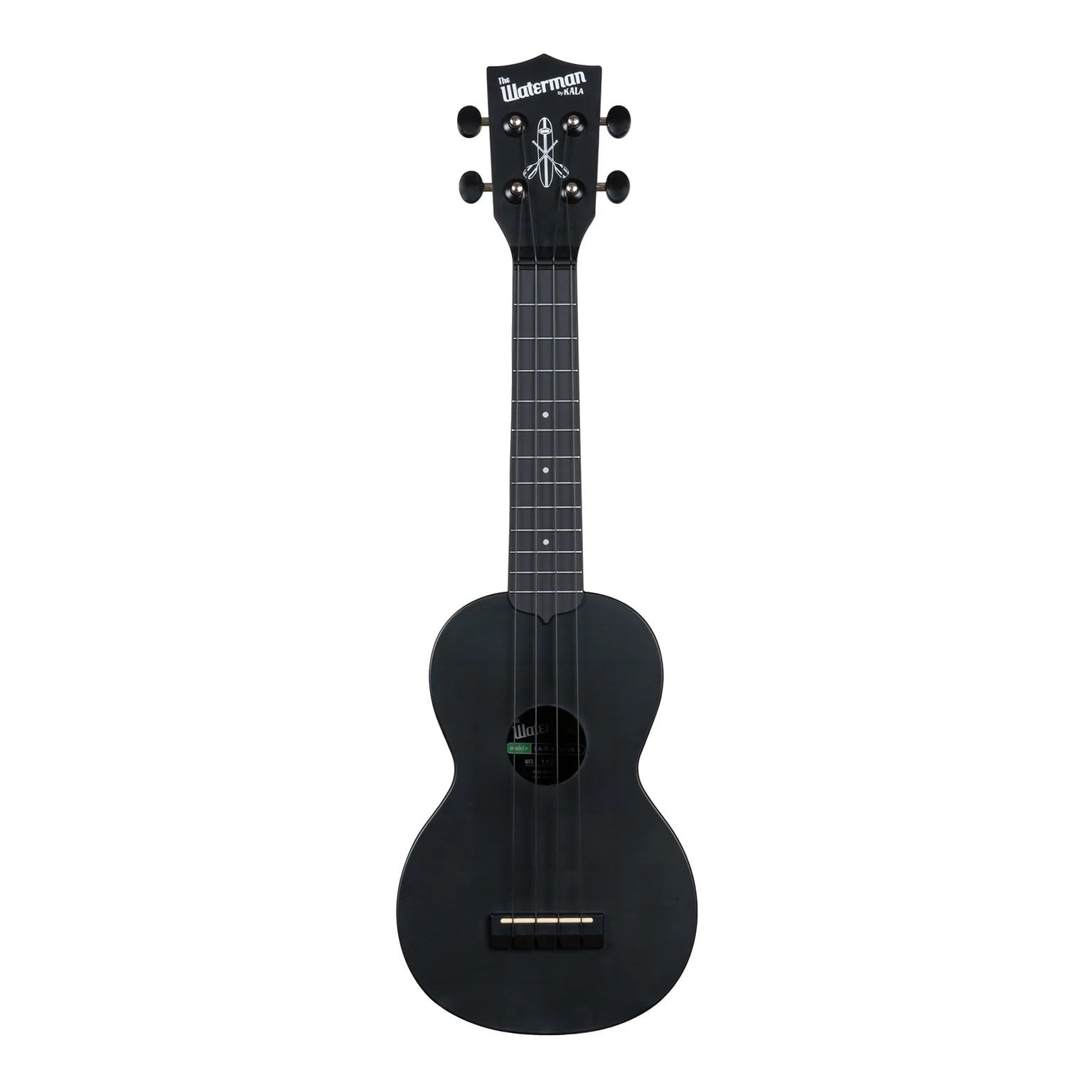 Kala Waterman Recycled Soprano Ukulele (Black Sand)