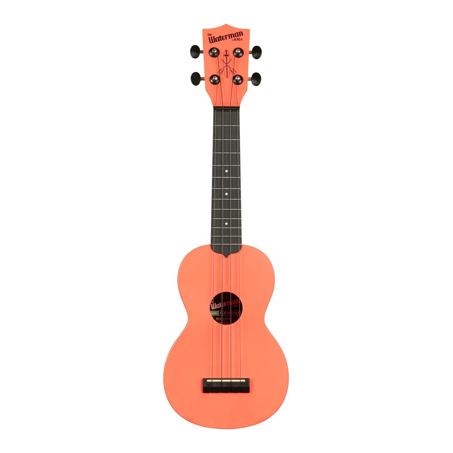 Kala Waterman Recycled Soprano Ukulele (Pink Dusk)