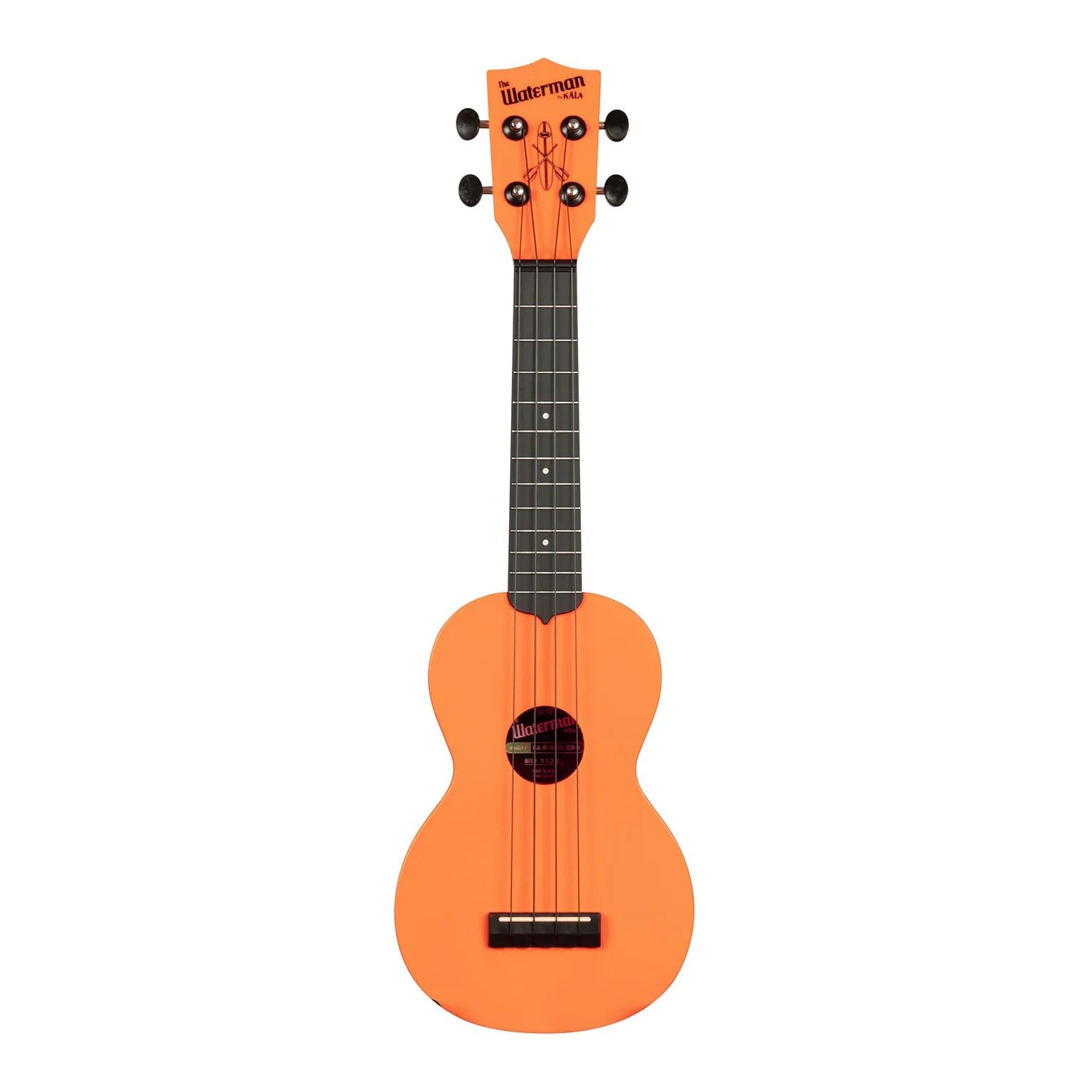 Kala Waterman Recycled Soprano Ukulele (Sunset Orange)