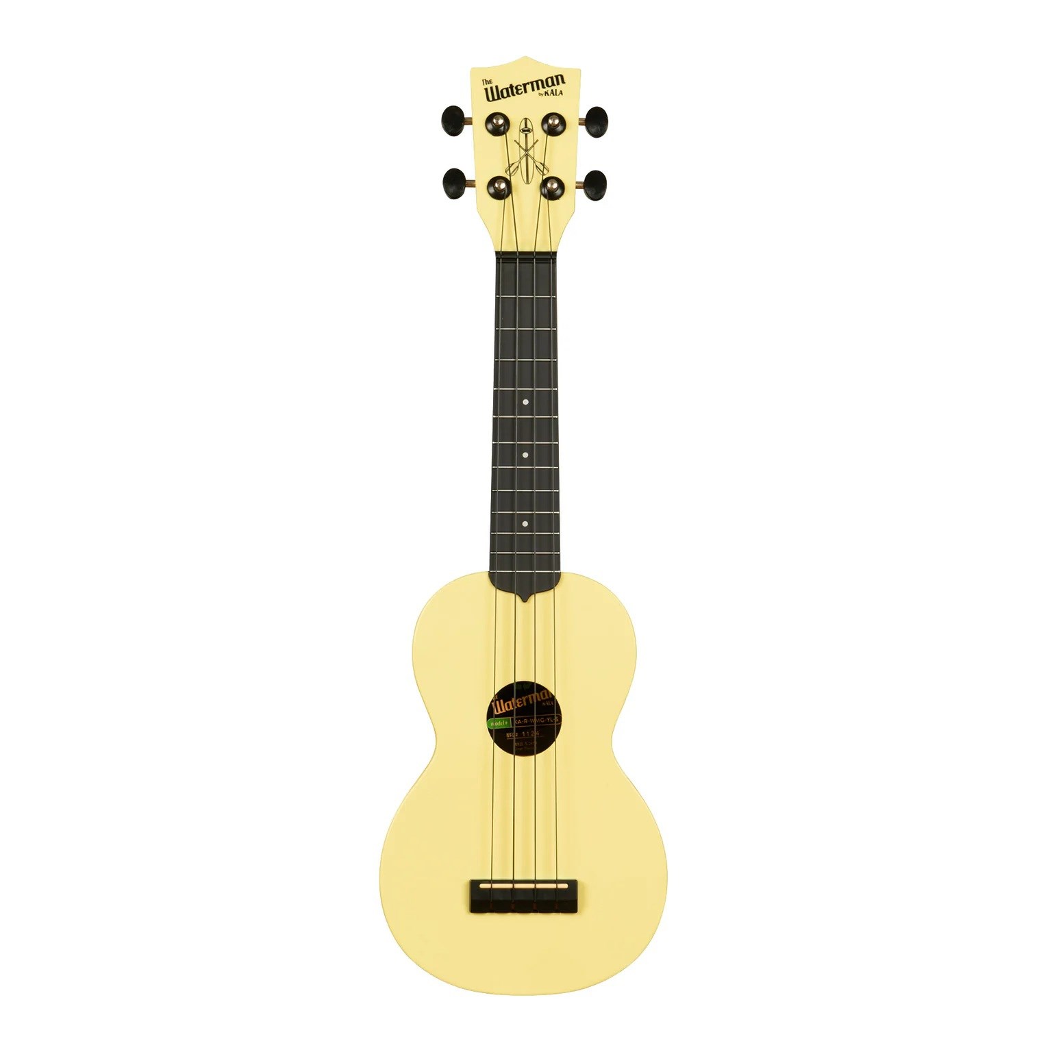 Kala Waterman Recycled Soprano Ukulele (Starlight Yellow - Glow In The Dark)