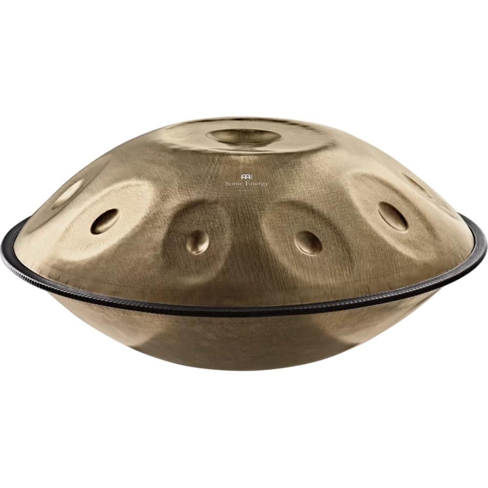 Meinl Sonic Energy HPSTL100 Stainless Steel 10 Notes D Kurd Handpan (Vintage Gold)