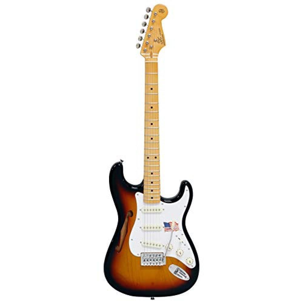 SX SST/ALDER/H/3TS Hollow Body Elektro Gitar (3TS)