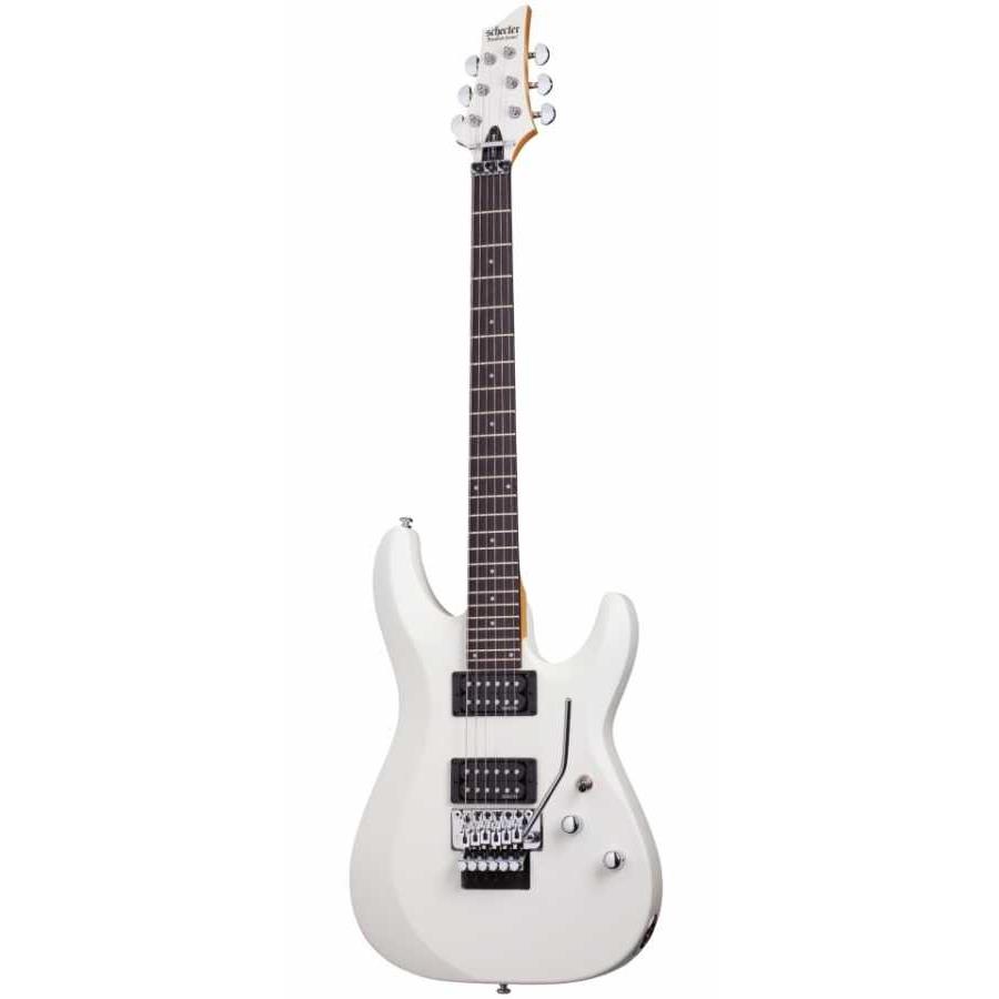 Schecter C-6 FR Deluxe Elektro Gitar (Satin White)