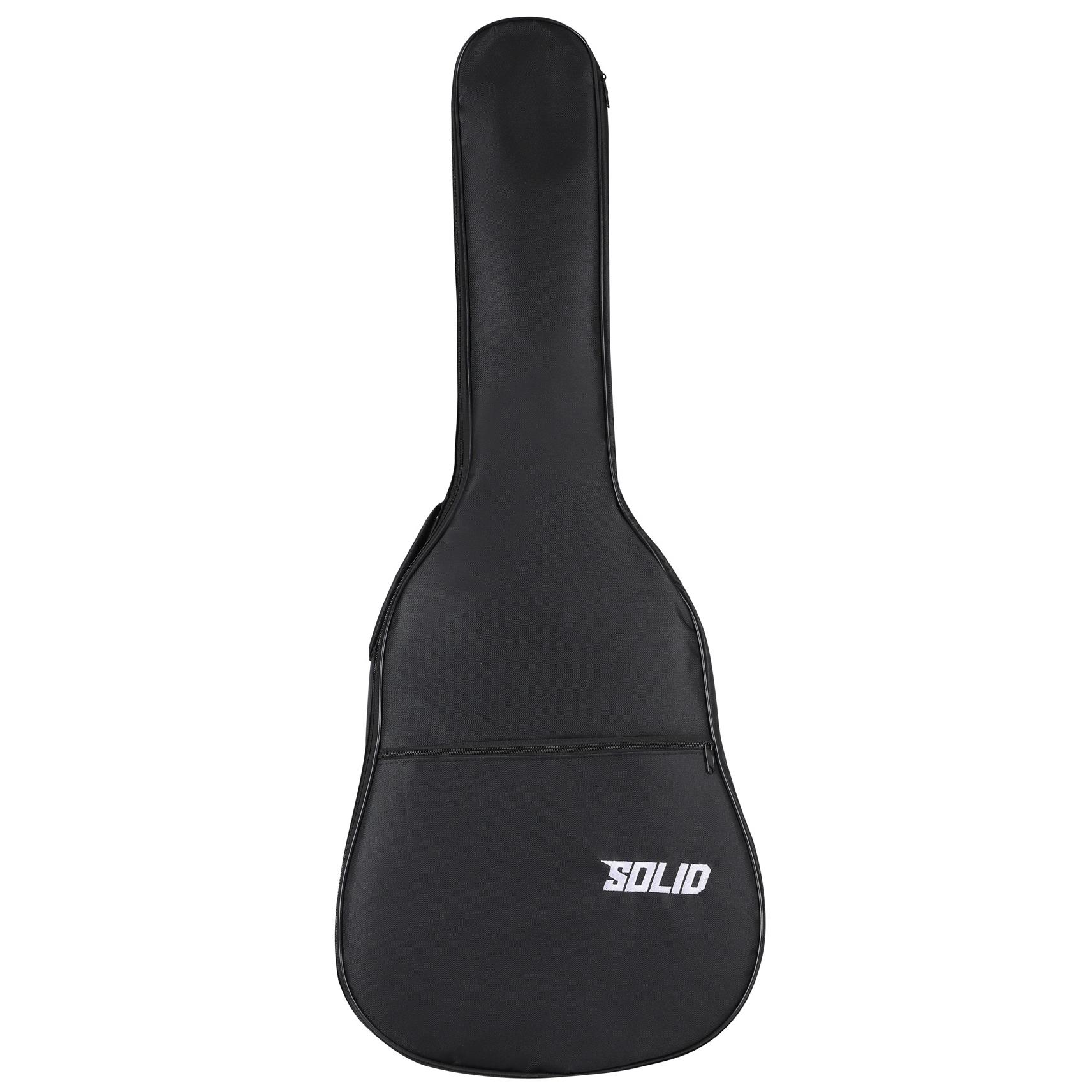 Solid Case Akustik Gitar Gigbag (Siyah)