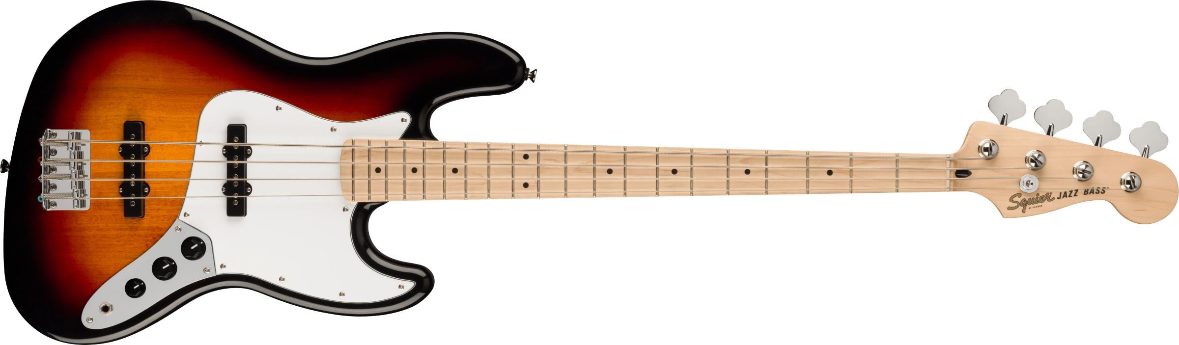 Squier Affinity Jazz Bass Akçaağaç Klavye 3-Color Sunburst Bas Gitar