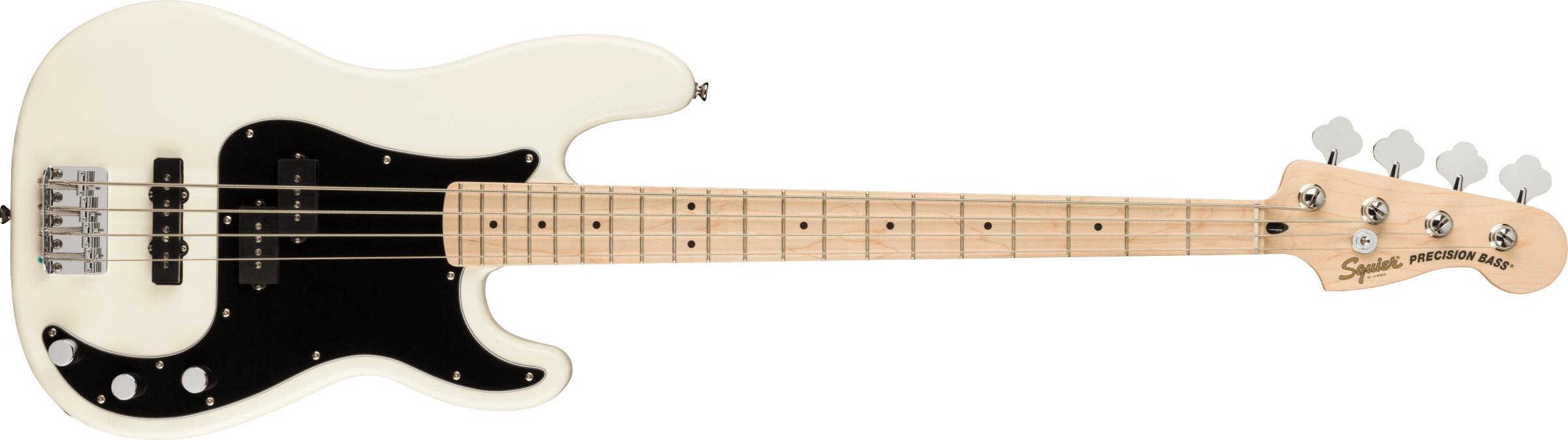 Squier Affinity Precision Bass PJ Akçaağaç Klavye Olympic White Bas Gitar